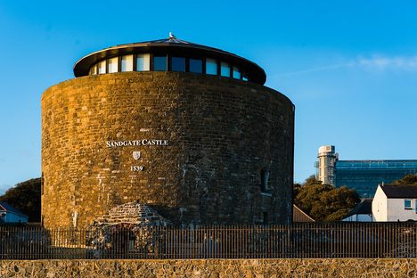 A view of Sandgate castle 