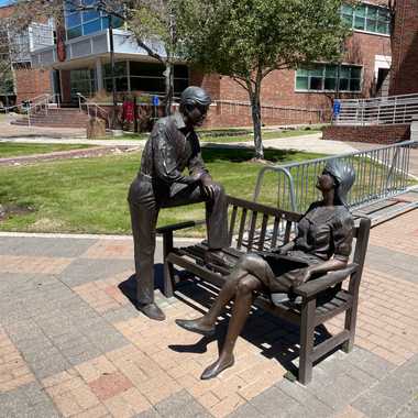 The statue