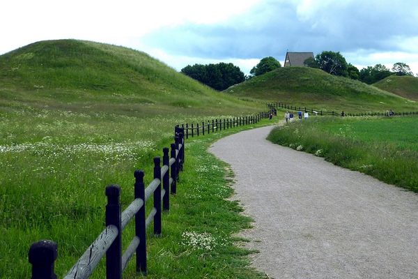 The mounds of Gamla Uppsala.