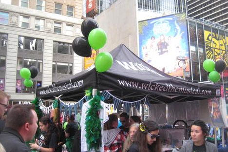 A Wicked booth