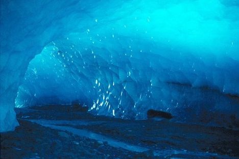 Guyot Glacier Ice Caves
