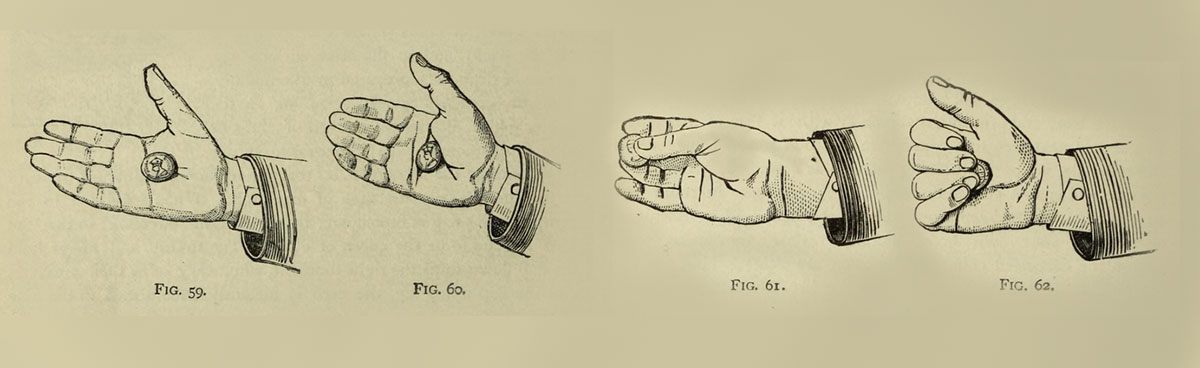 Magicians sometimes refer to hands impersonally.