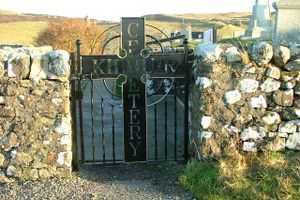 Enter through the gate to Kilmuir Cemetery.
