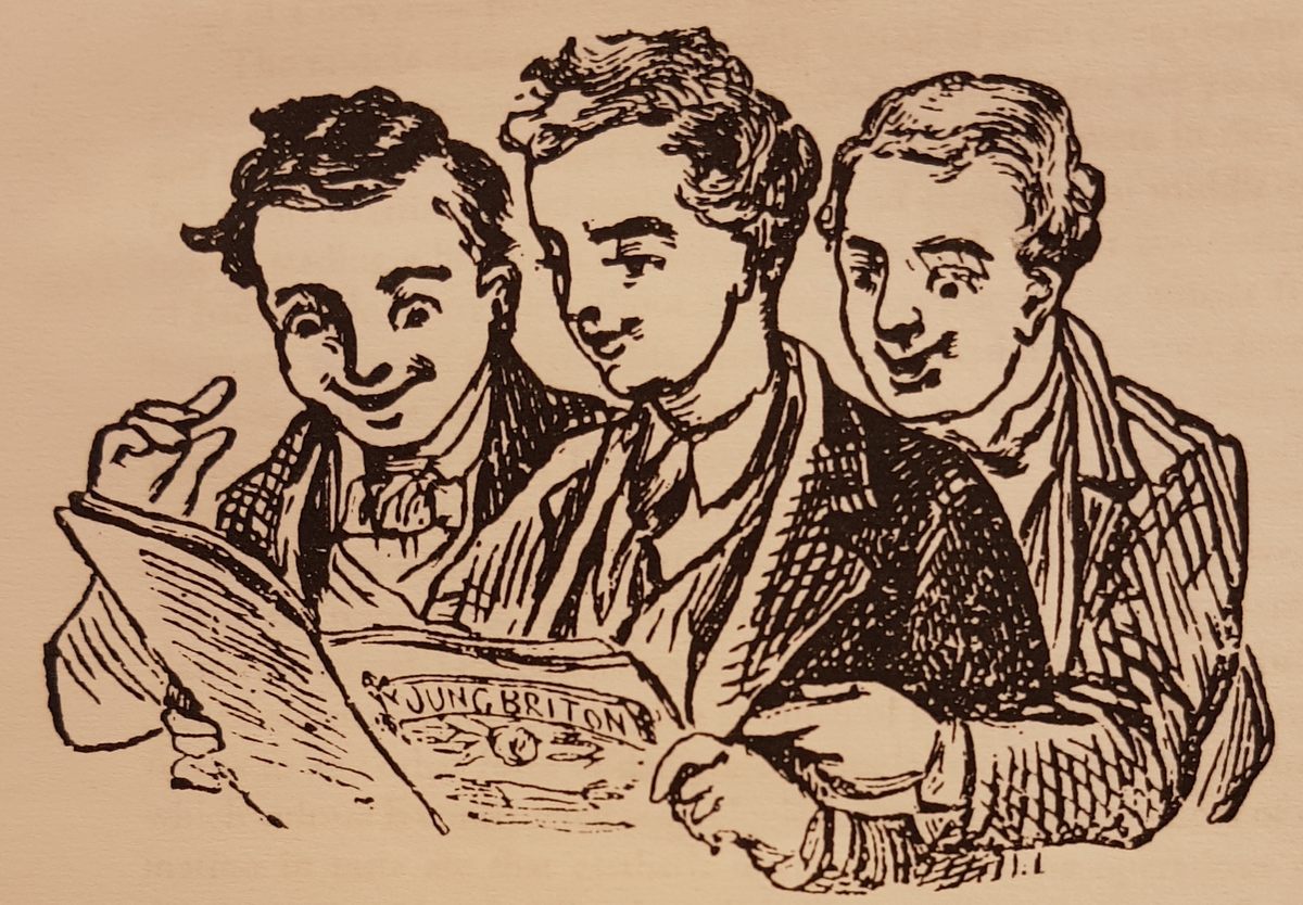 Penny dreadful publishers, such as <em>Boys of England</em> or <em>The Boys Standard</em>, specifically targeted the young with gruesome tales and adventure stories.