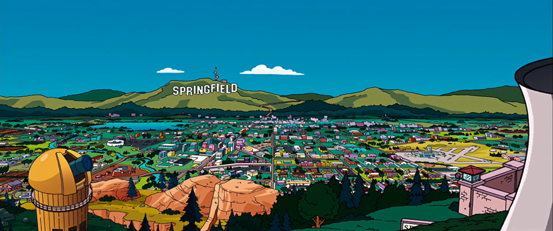 A panoramic view of Springfield.