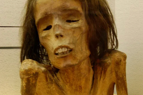 This young girl was embalmed in arsenic in the 1940s. 