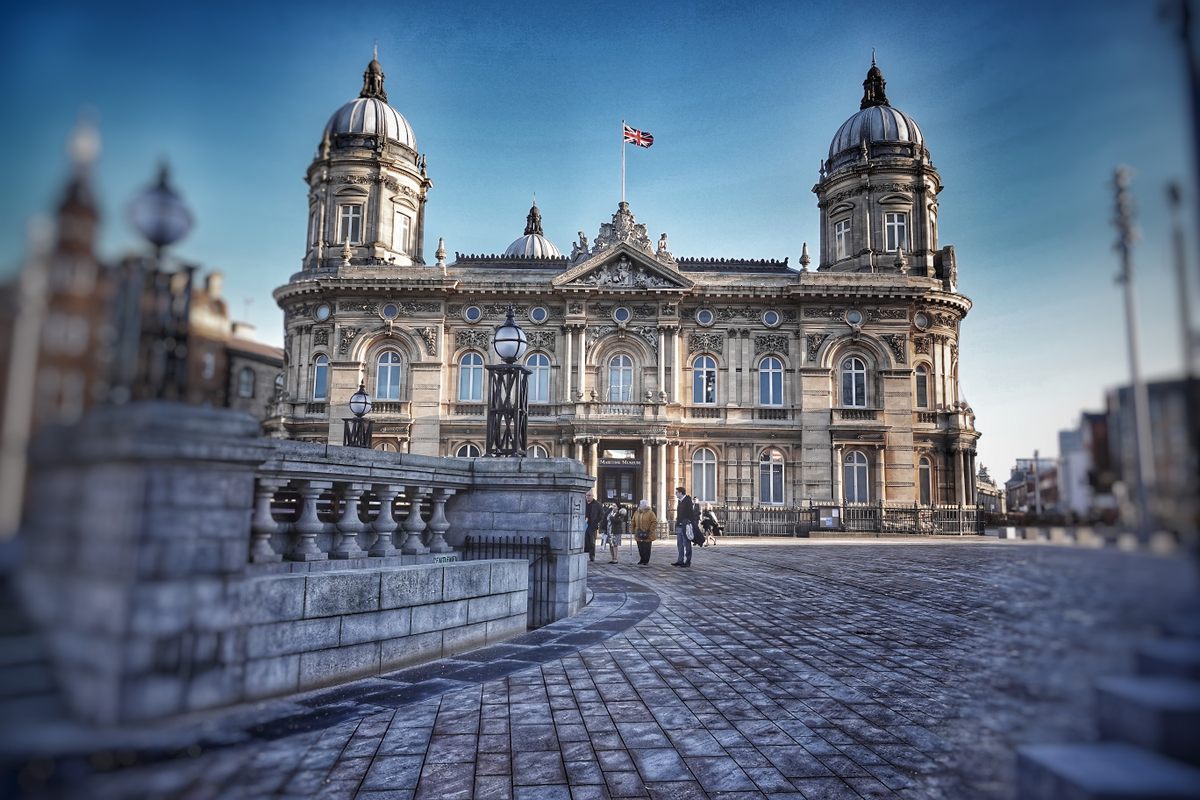 The Hull Maritime Museum is undergoing renovations.