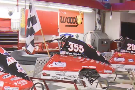 Snowmobile exhibit