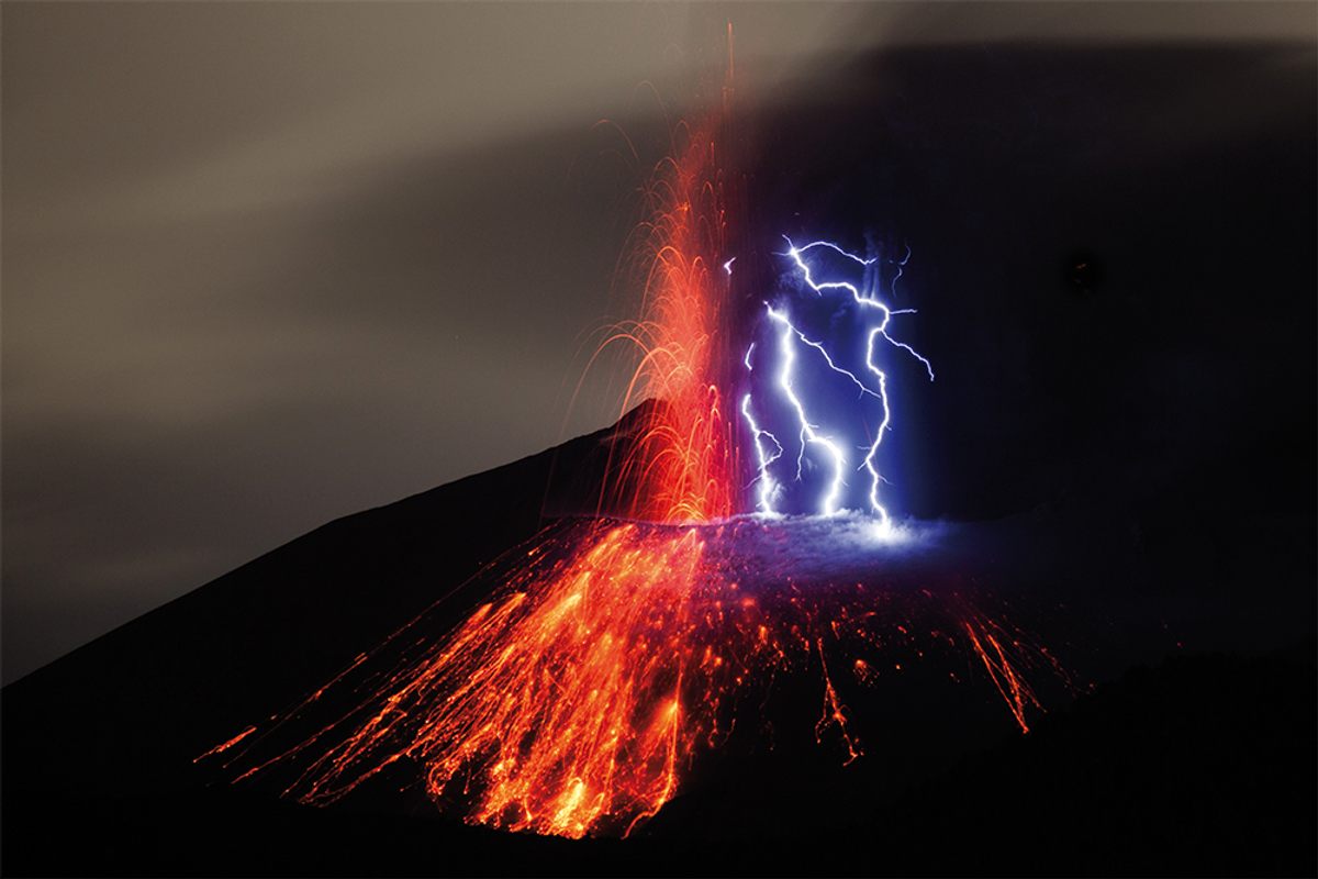 Japan's Sakurajima volcano isn't the tallest in Asia—that goes to Mount Damavand, in Iran—but it's one of the most active.
