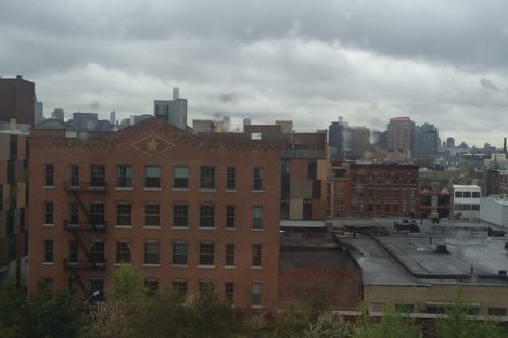 Stand on the tiniest, angriest piece of private property in the city.