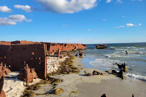 Beached Wreck of the Warship Grom II