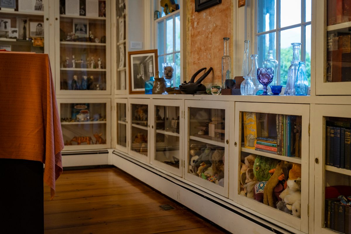Gorey collected many things, but only select items remain in his home.