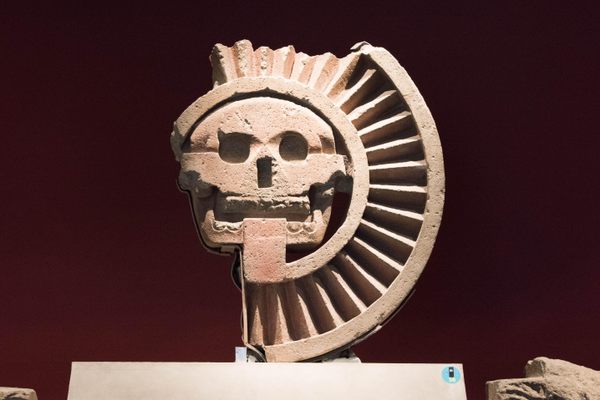 Disk of death on display at the museum.