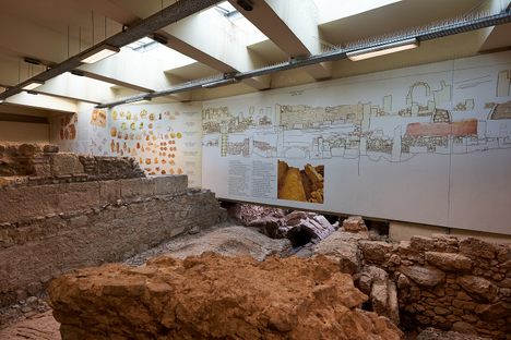 The river bed of Eridanos at Monastiraki train station on November 7, 2019