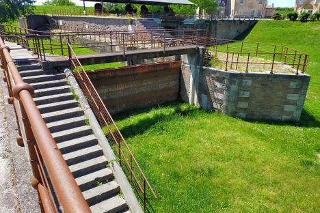 The lock from Mincio side