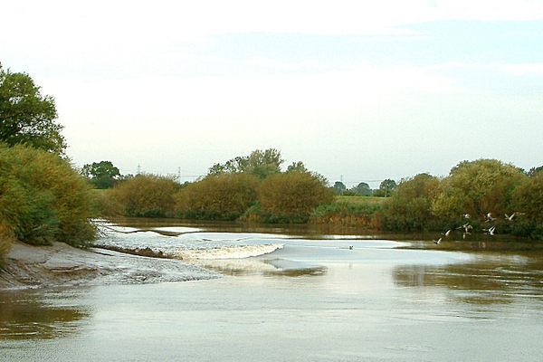 The Trent Aegir tidal bore.