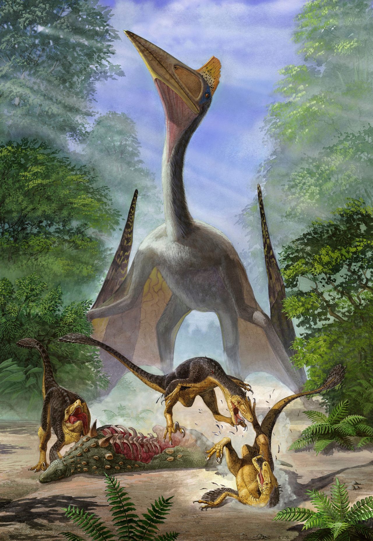 Sixty-six million years ago, the small dinosaurs of Romania's Hațeg Island lived in fear of flying giants like <em>Hatzegopteryx</em>.
