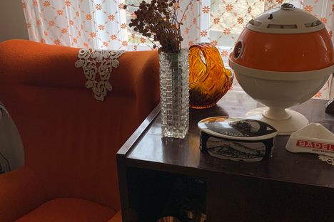 Furniture and home decor from a Yugoslavian home in the 1980.