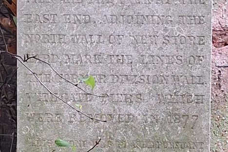Western Boundary Stone, 1877