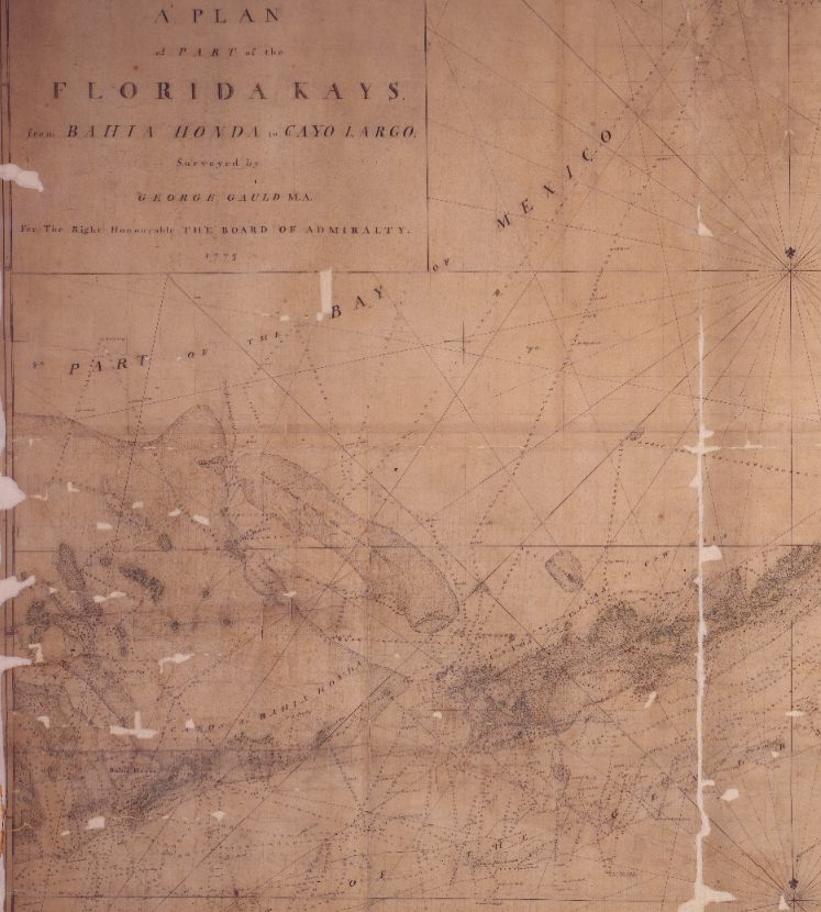 Gauld's chart of the Upper Keys.