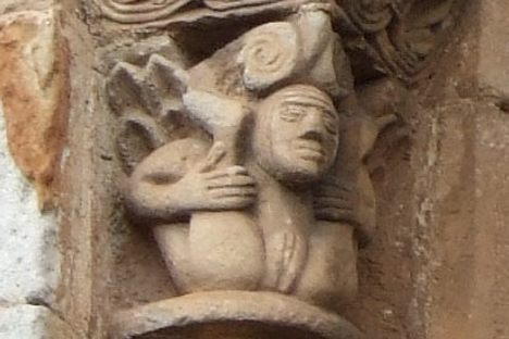 San Pedro de Cervatos Erotic Carvings