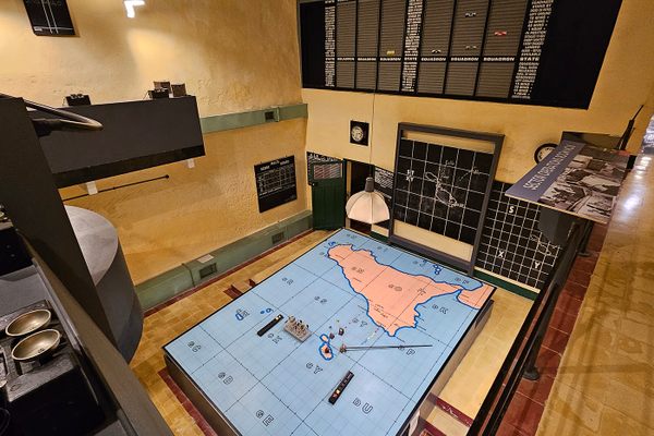 The sector operations room.