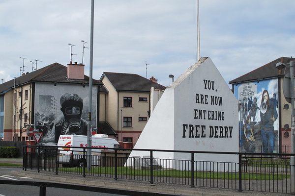 Free Derry corner and its murals.
