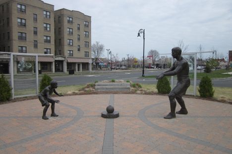 Mason Square Basketball Monument