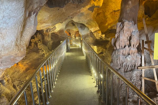 Inside the cave 