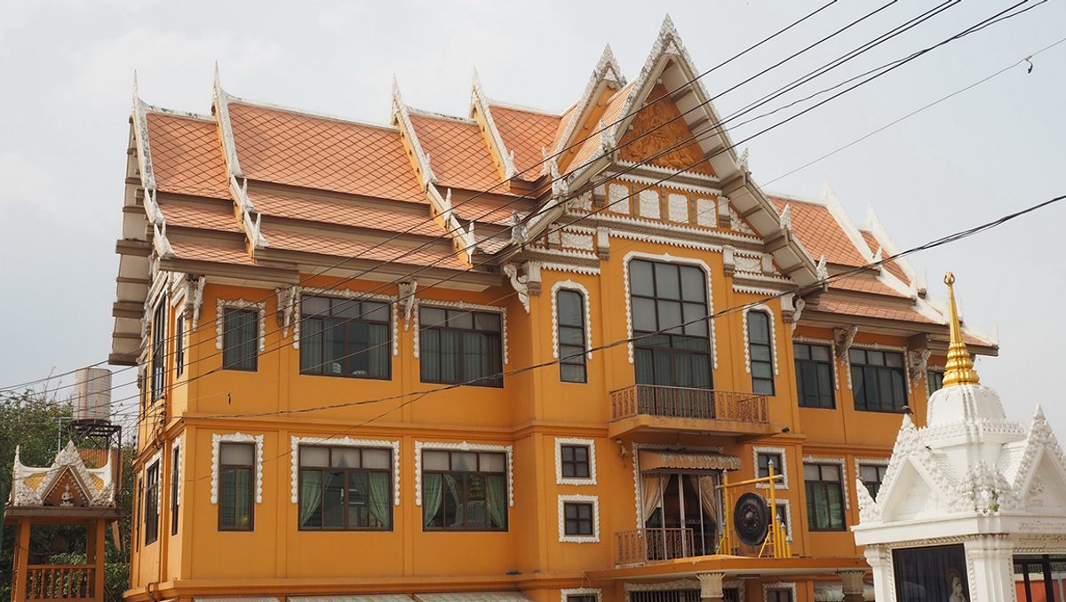 The Songdhammakalyani Monastery is in Thailand's Nakhon Pathom province.