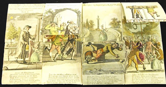 A harlequinade from 1771.
