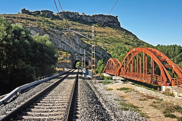 The Santander to Alar del Rey  Railway  Line