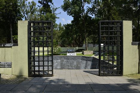 Entrance to archeological site. 