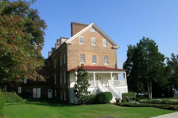 The historic Charles Carroll House.