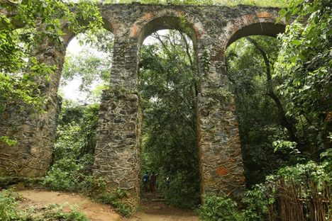 Ruins of the Ilha Grande Aqueduct