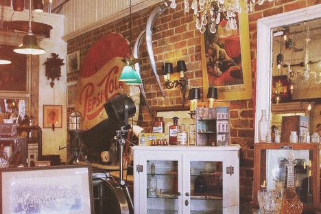 Interior of LBNO Antiques.