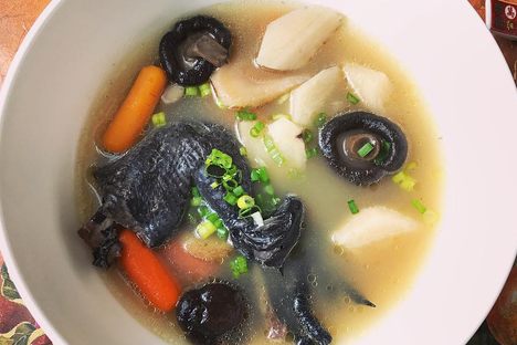 Homemade soup.