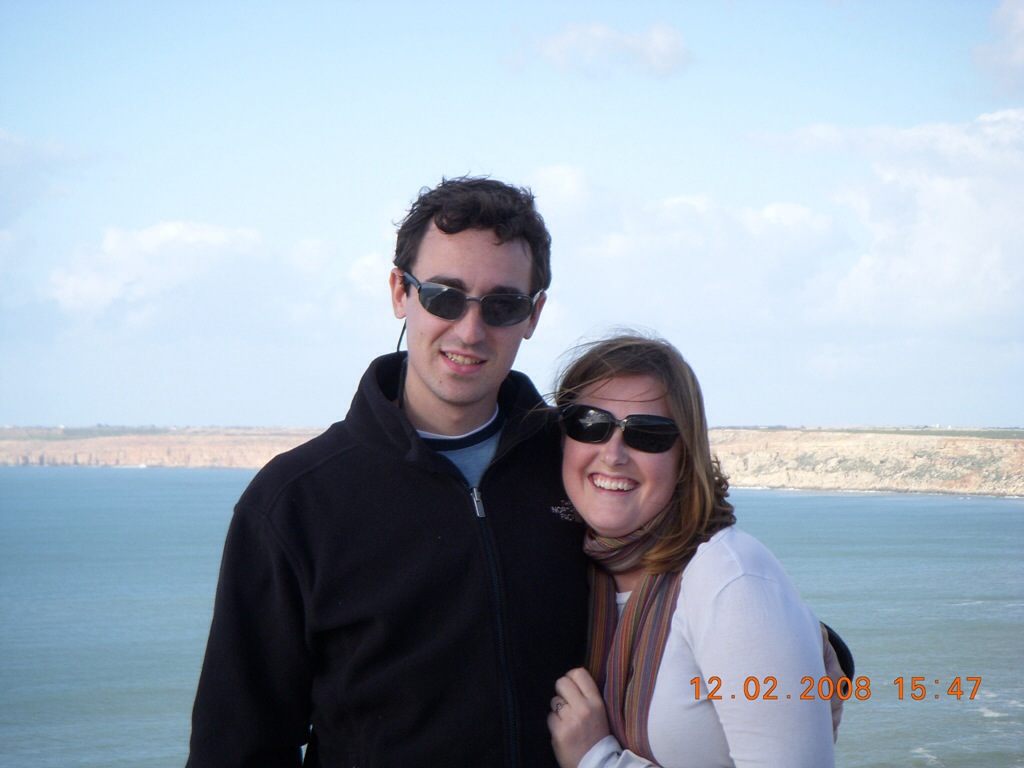 Me and my husband on the shores of Agadir