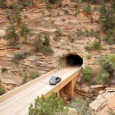 Entrance to the Mount Carmel Tunnel