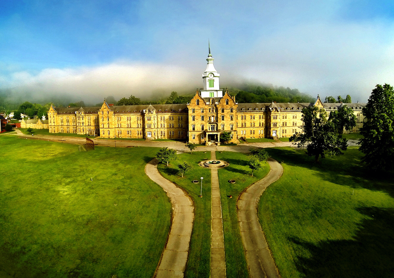  The Weston State Hospital, once (and again) known as the Trans-Allegheny Lunatic Asylum. 