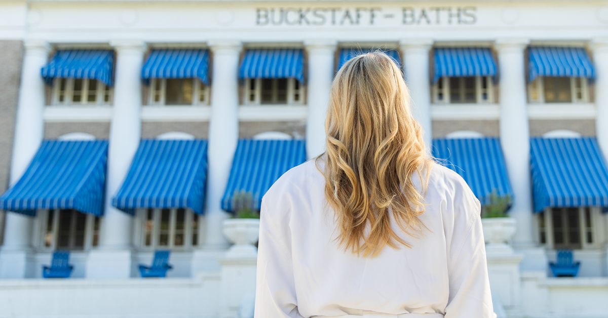 Buckstaff is one of eight historic bathhouses at Hot Springs National Park. 