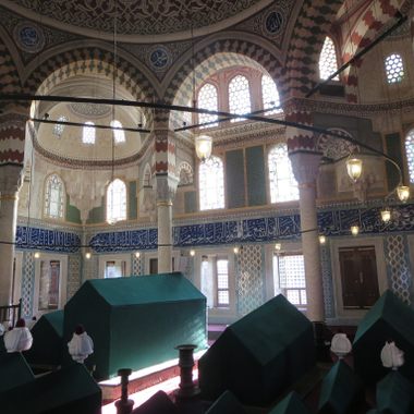 Inside the tomb of Sultan Selim II
