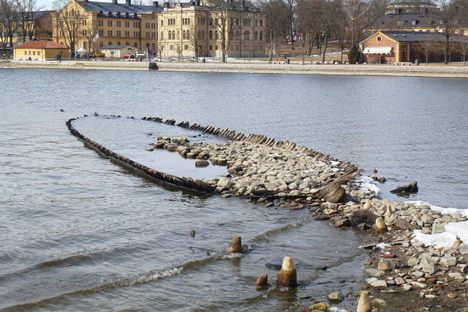 Kastellholmen wreck in 2013
