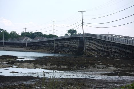 Bailey Island Bridge.
