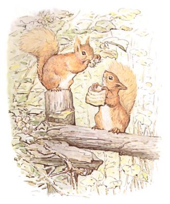 Title page from Squirrel Nutkin