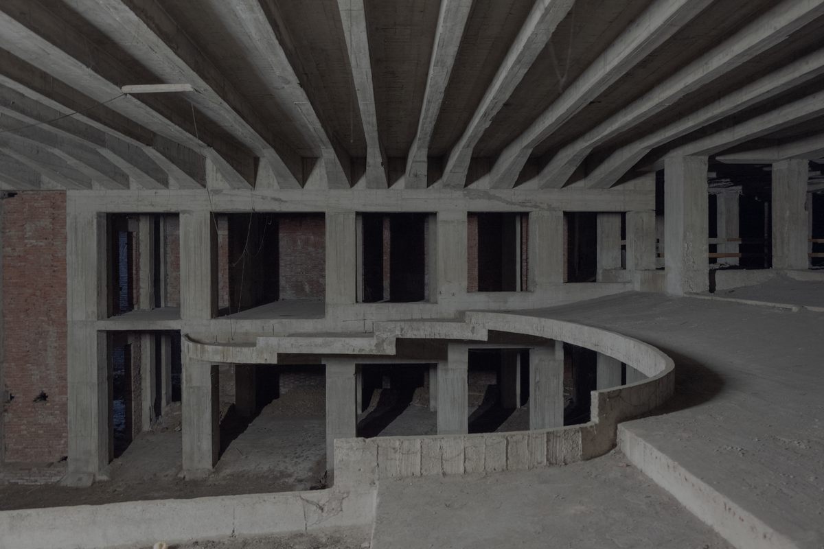 The Underground Cinema-Theater was abandoned with the outbreak of World War II.