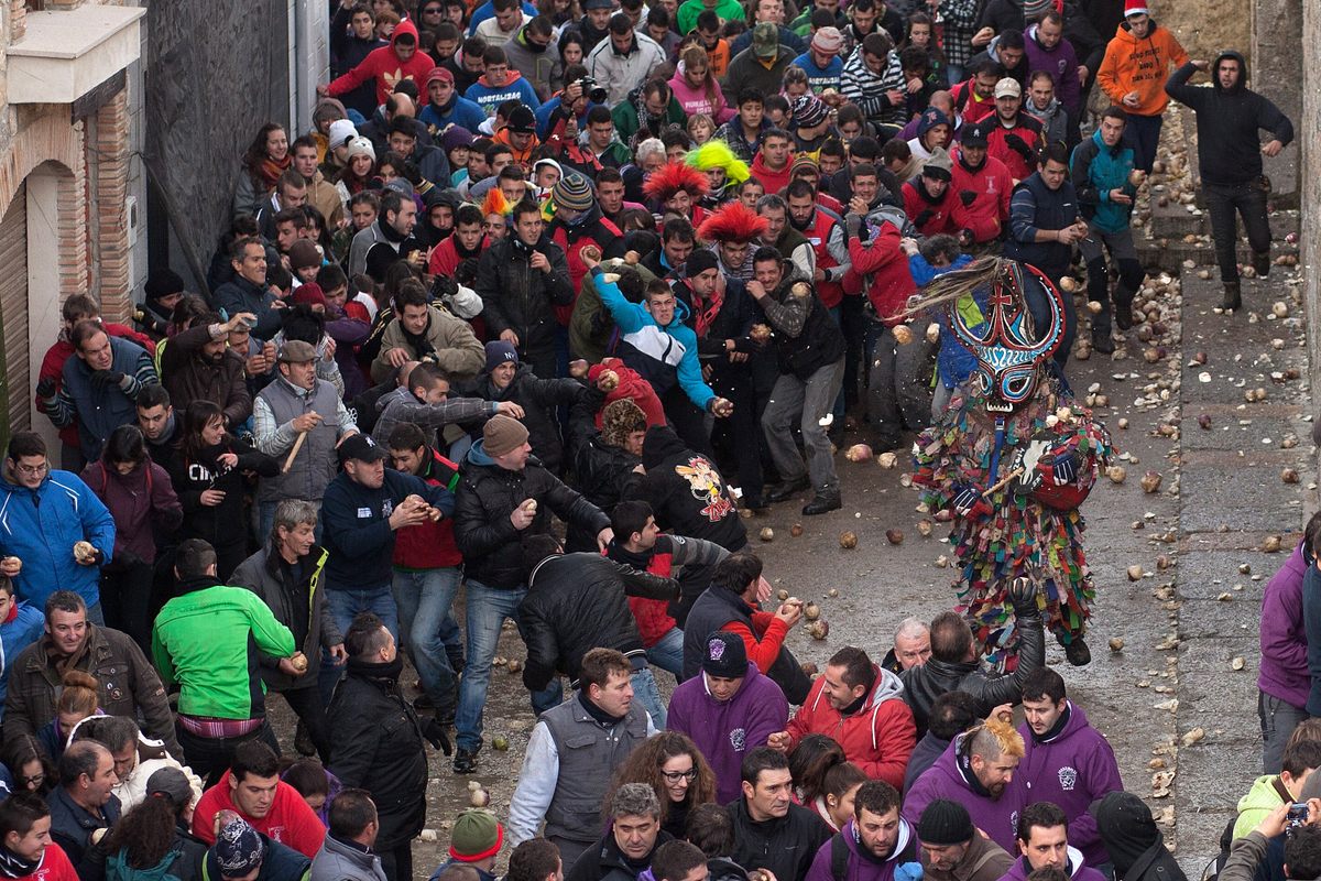 The 2014 Jarramplas festivities.
