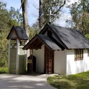 Rebuilt Memory Park Christ Chapel, March 2019.