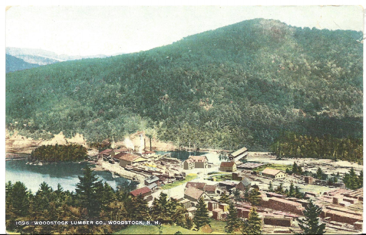 Historical postcard of the valley.