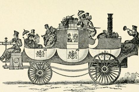 A steam omnibus, from the 1903 book The Story of Rapid Transit. 